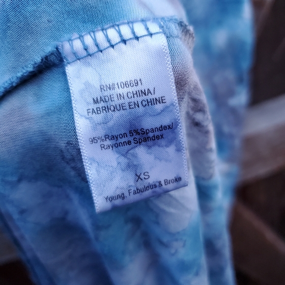 Young Fabulous & Broke Dyed Twist Waist Maxi Dress - Picture 6 of 6